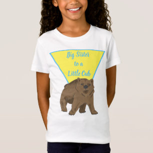 Big Sister Grizzly Bear Cub T-Shirt