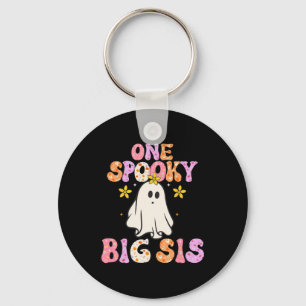 Big Sister Halloween One Spooky Big Sister Announc Key Ring
