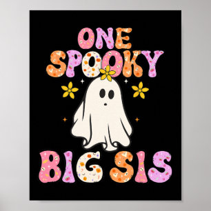 Big Sister Halloween One Spooky Big Sister Announc Poster