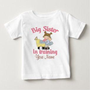 Big Sister In Training Personalised T-shirt