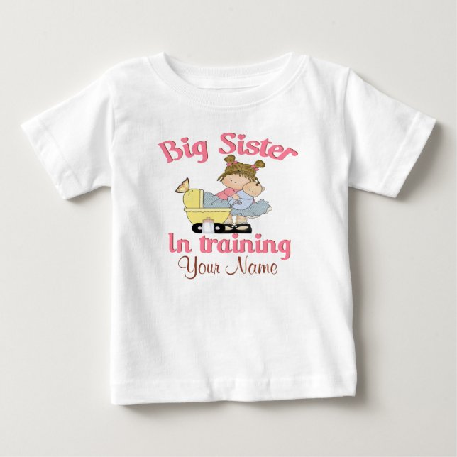 Big Sister In Training Personalised T-shirt (Front)