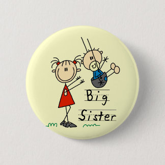 Big Sister Little Brother T-shirts and Gifts 6 Cm Round Badge