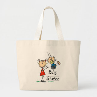 Big Sister Little Brother T-shirts and Gifts Large Tote Bag