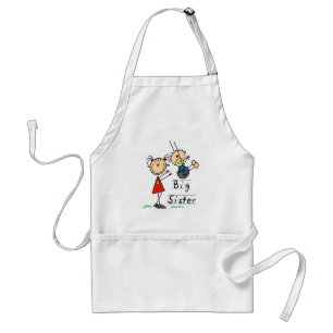 Big Sister Little Brother T-shirts and Gifts Standard Apron