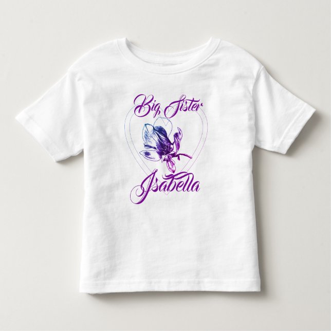 Big Sister Little Sister BFF Toddler T-shirt (Front)