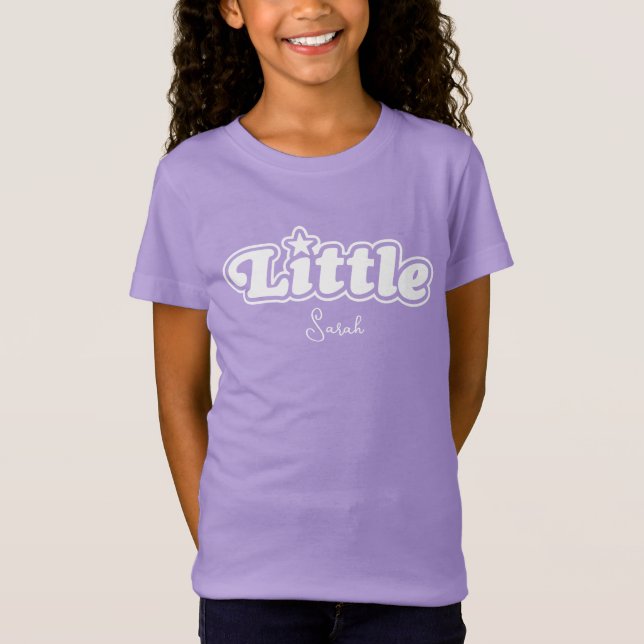 Big Sister Little Sister Mum Daughter T-Shirt (Front)