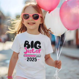 Big sister loading, 2025 Kid, Toddler, Infant  T-Shirt