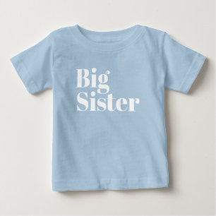 Big Sister Matching Sibling Family Baby T-Shirt