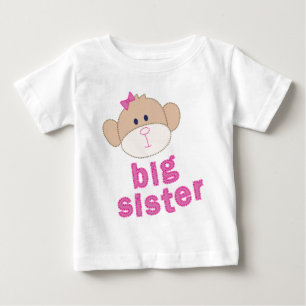 Big Sister monkey T-shirt