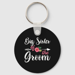 Big Sister Of The Groom Shirts For Women1  Key Ring