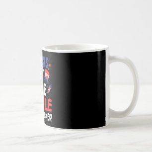 Big sister of the little firecracker funny family coffee mug
