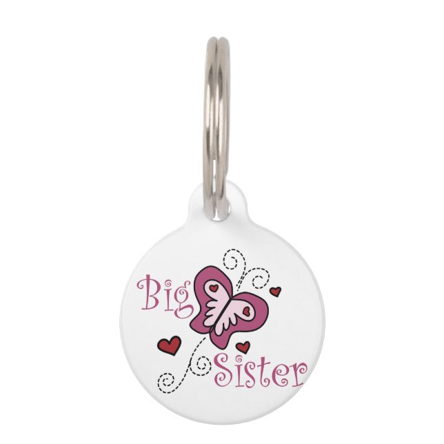 Big Sister Pet Tag (Front)