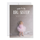 Big Sister Pregnancy Photo Announcements