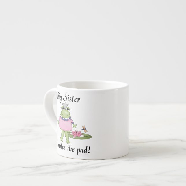 Big Sister Rules the Pad Gifts Espresso Cup (Front Left)
