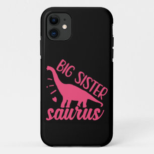 Big Sister Saurus in Pink Case-Mate iPhone Case