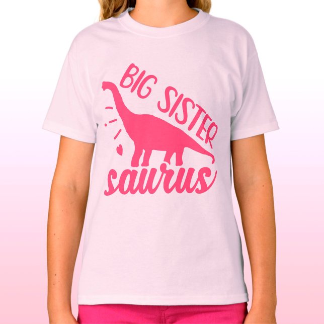 Big Sister Saurus in Pink T-Shirt (Creator Uploaded)