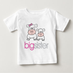 Big Sister Sheep Pregnancy Announcement T-shirt