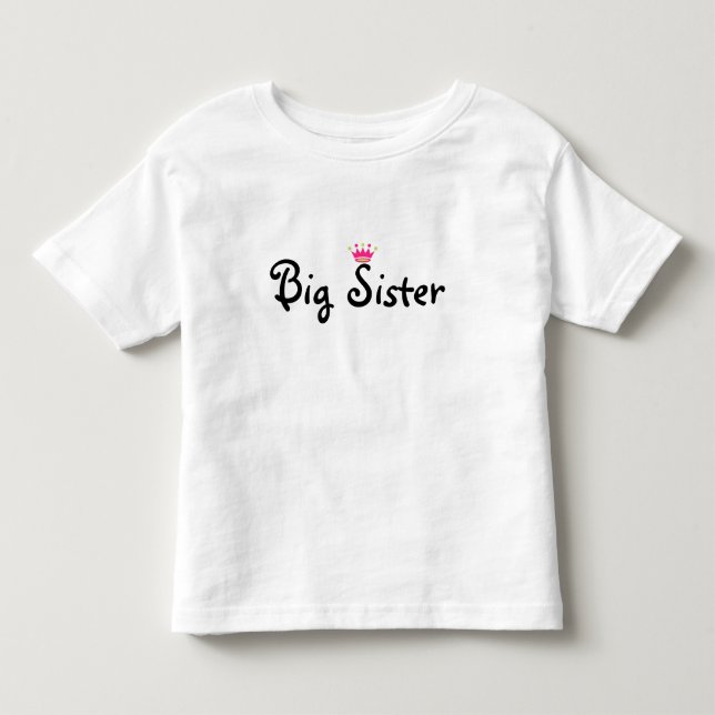 Big Sister Shirt w/ Crown on back (Front)