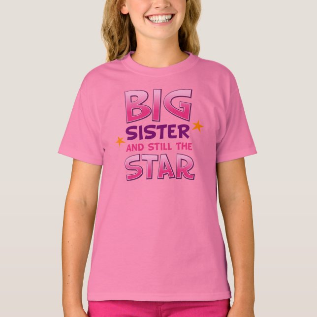 Big Sister Star T-Shirt (Front)