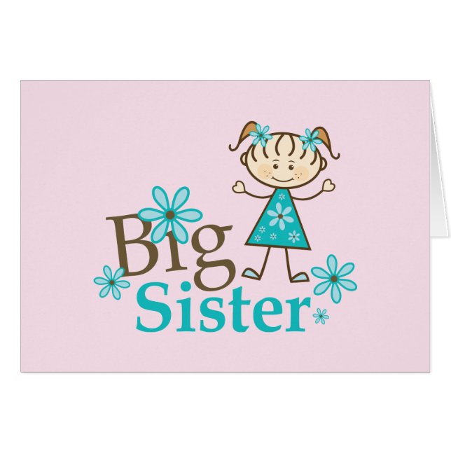 Big Sister Stick Figure (Front Horizontal)