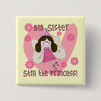 Big Sister Still the Princess 15 Cm Square Badge