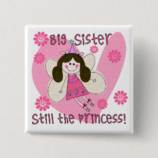 Big Sister Still the Princess 15 Cm Square Badge