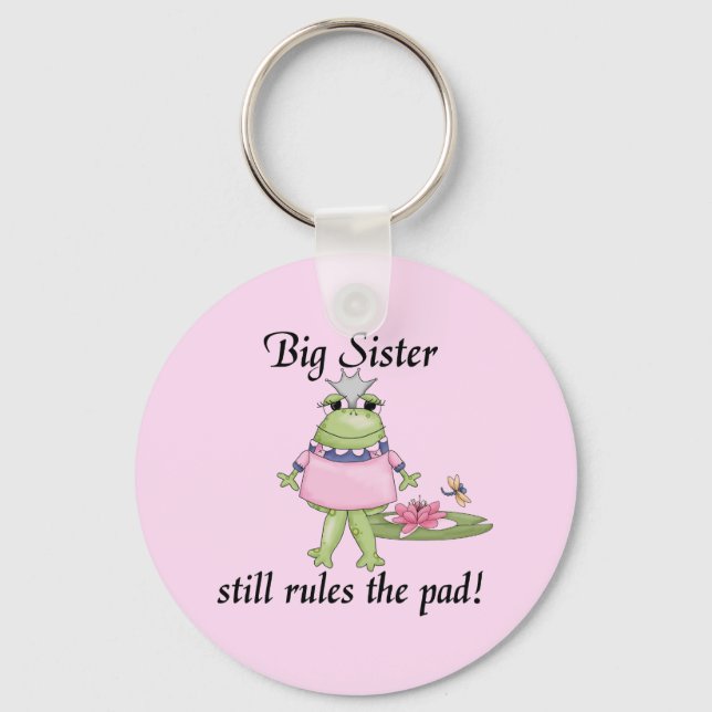 Big Sister T-shirts and Gifts Key Ring (Front)