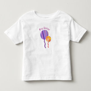 Big Sister Tee - Balloon Theme