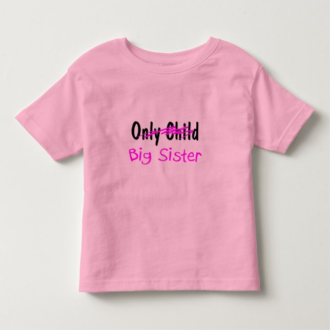 Big Sister Toddler T-Shirt (Front)