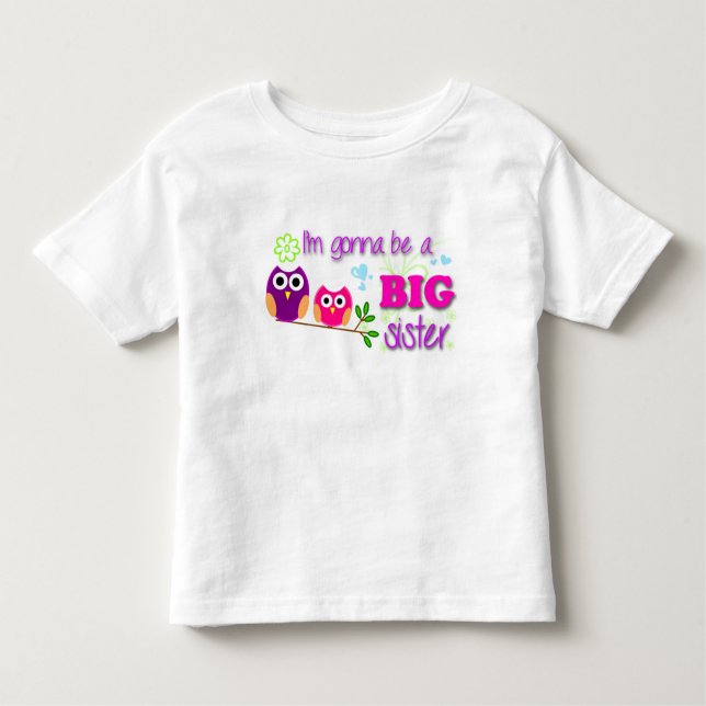 Big Sister Toddler Tee (Front)