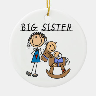 Big Sister With Baby Brother Gifts Ceramic Tree Decoration