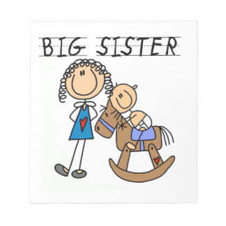 Big Sister With Baby Brother Gifts Notepad