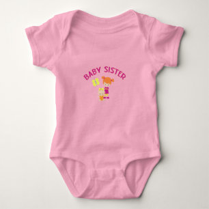 Big Sister with Baby Sister Butterfly Baby Bodysuit