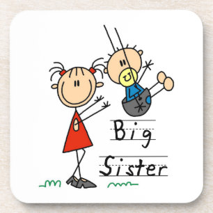 Big Sister with Little Brother Gifts Coaster