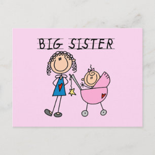 Big Sister With Little Sister T-shirts and Gifts Postcard