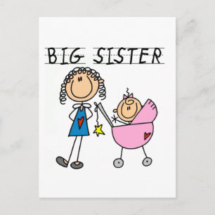 Big Sister With Little Sister T-shirts and Gifts Postcard
