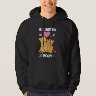 Big Sisters 2024 Siblings Brother Sister Lioness L Hoodie