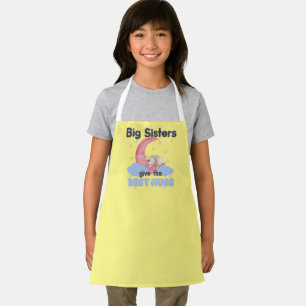 Big Sisters Give the Best Hugs - Moon Bunny Apron
