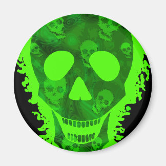 Big Skull (close up) fridge magnet