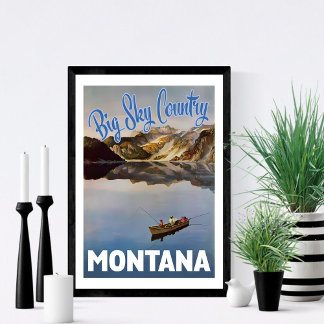 Big Sky Country Montana Poster