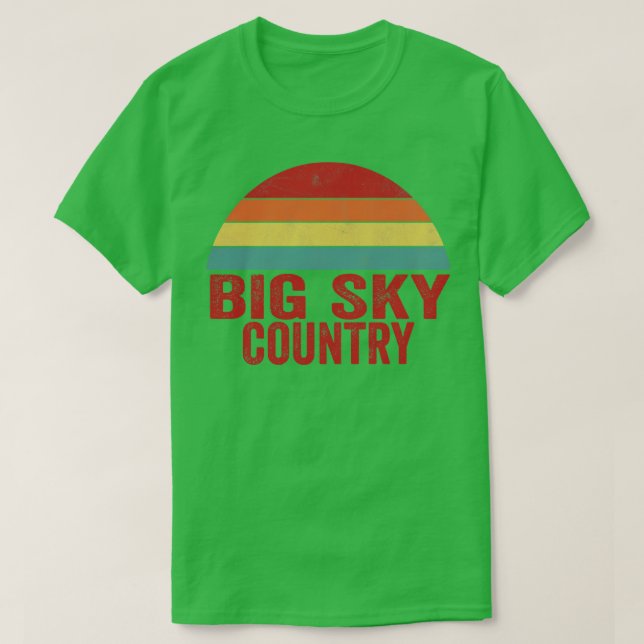 Big Sky Country T-Shirt (Design Front)