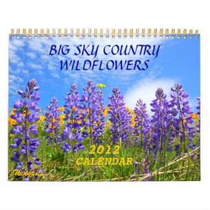 Big Sky Country Wildflowers 2012 Calendar