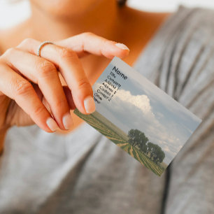 Big Sky Farmland Landscape Business Card