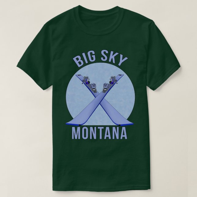 Big Sky Montana 1 T-Shirt (Design Front)