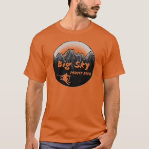 Big Sky Montana artistic skier T-Shirt