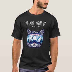 Big Sky Montana   Cat Ski Googles T-Shirt