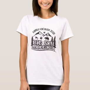 Big Sky, Montana Family vacation 2026 T-Shirt