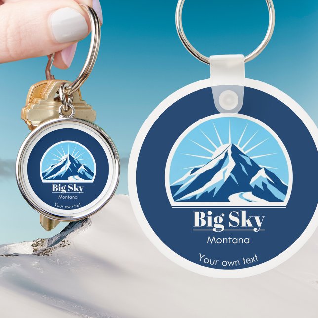 Big sky Montana gift souvenir  Key Ring (Creator Uploaded)