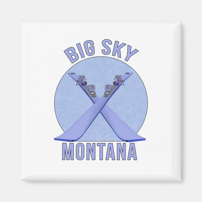 Big Sky, Montana Magnet (Front)