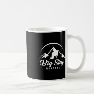 Big Sky Montana Ski Resort Skiing Snowboarding Coffee Mug